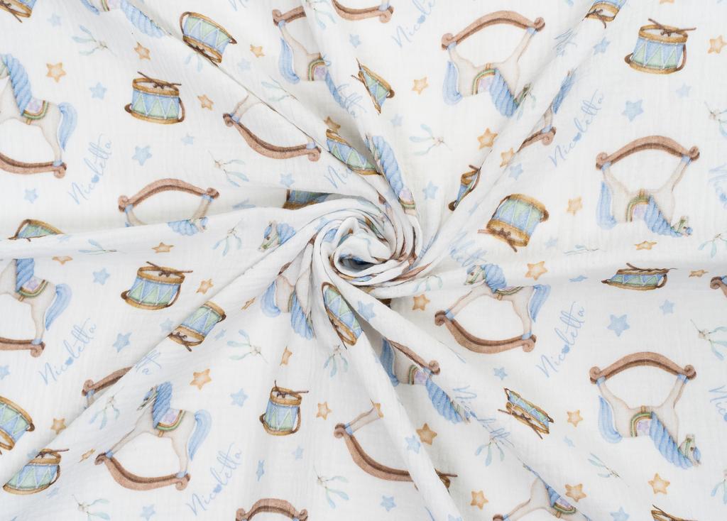 Муслиновая пеленка «Лошадки»