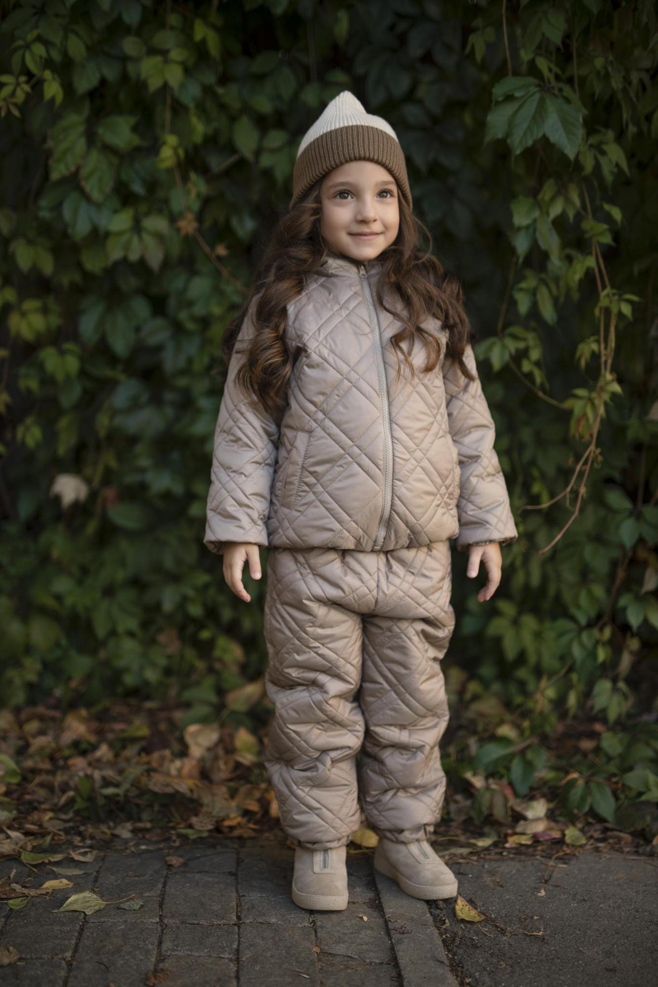 Костюм «Капучино» (куртка и штаны на лямках)