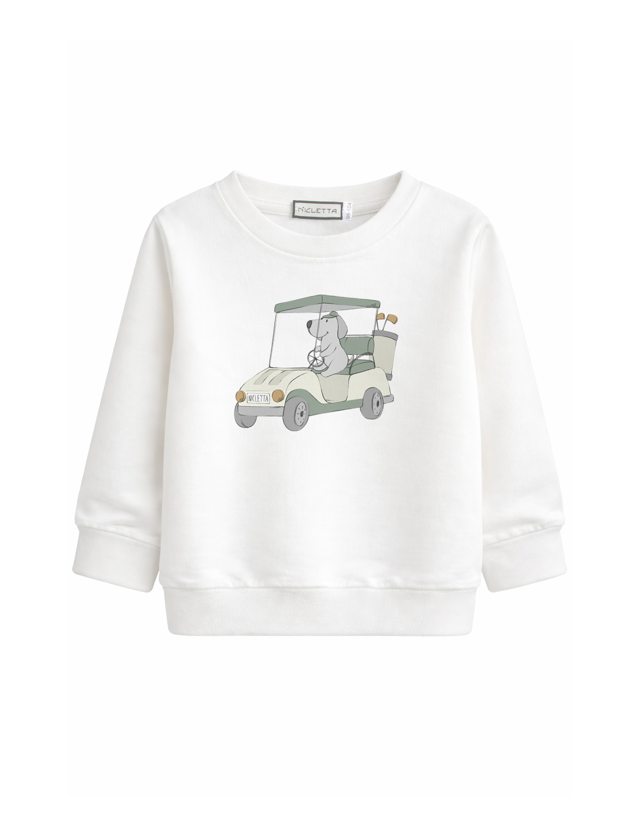 Свитшот «Гольф», белый