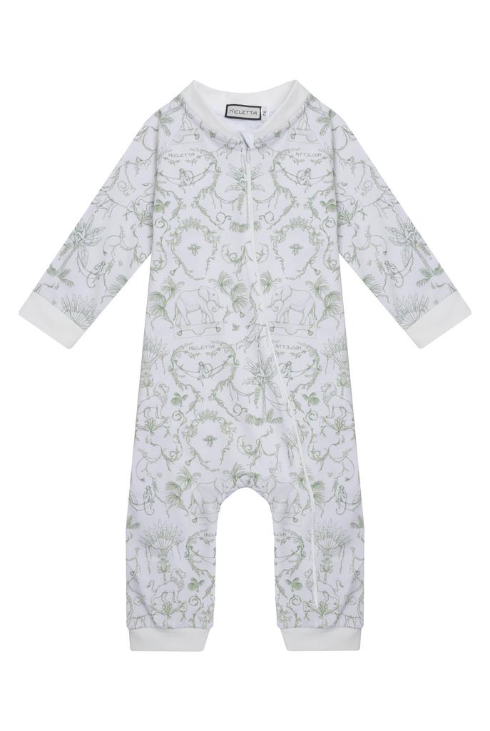 Слип с открытыми ножками «Зеленые джунгли», зелёный