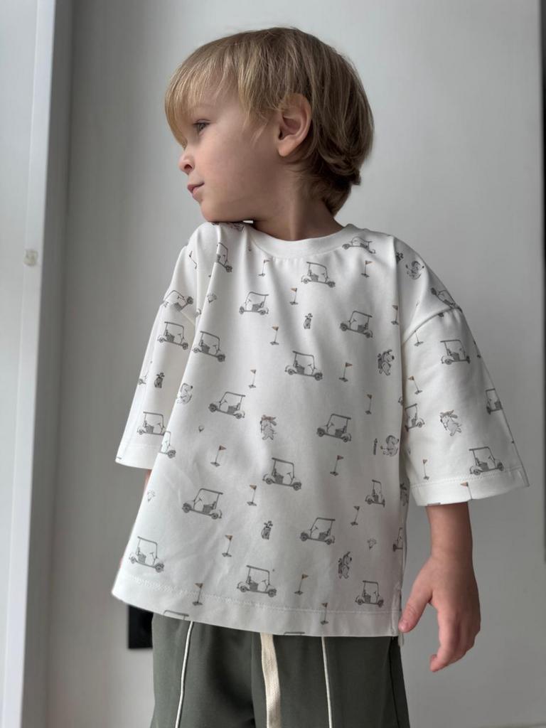 Футболка «Гольф», белая