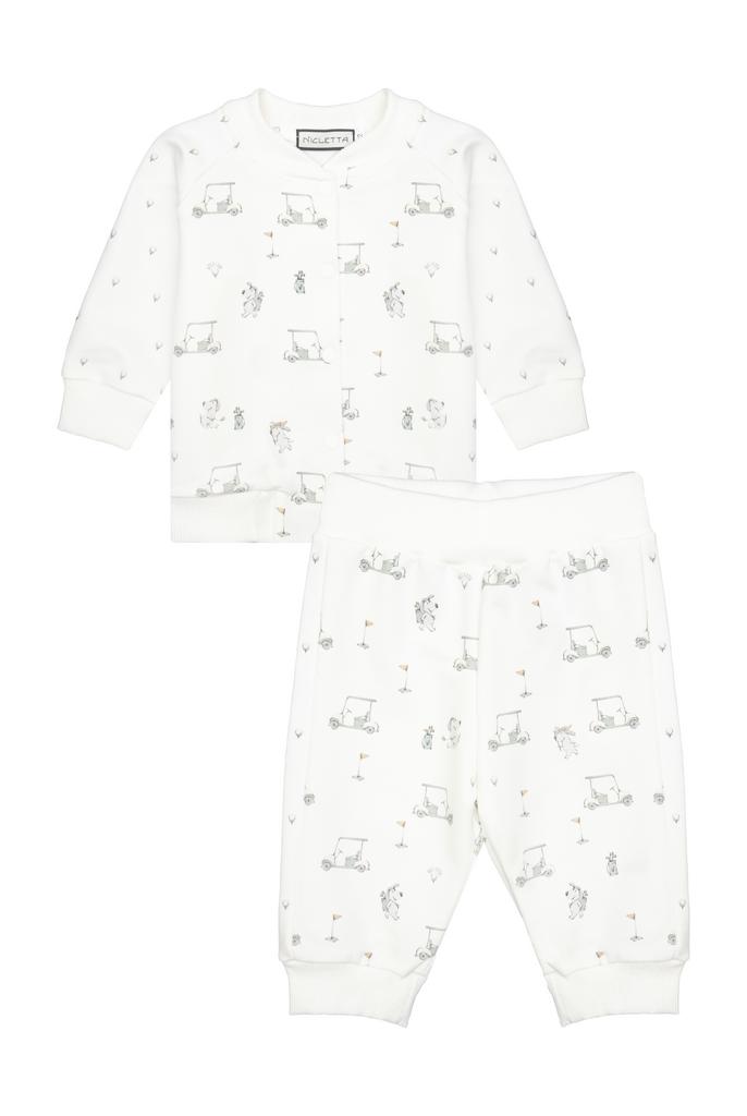 Костюм «Гольф» (бомбер и джоггеры), белый