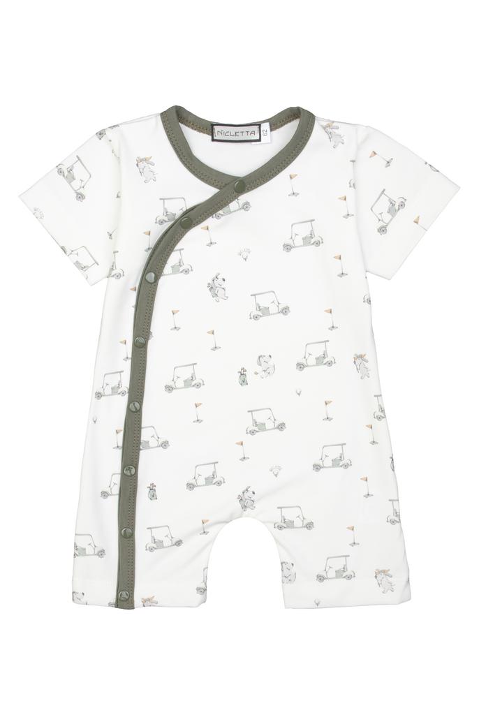 Песочник на кнопках «Машинки гольф» с планкой