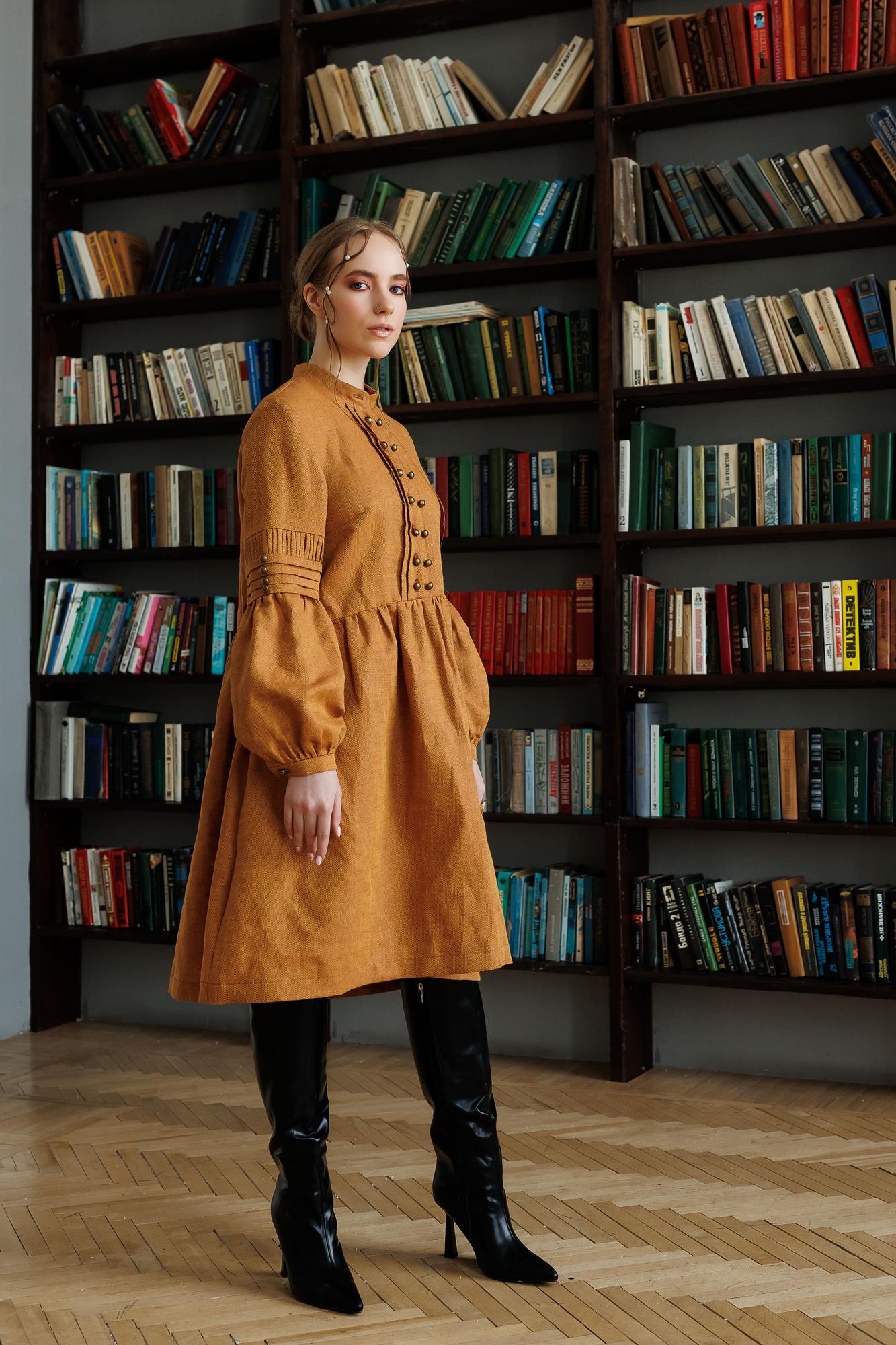 Платье "Джейн Эйр" медовое