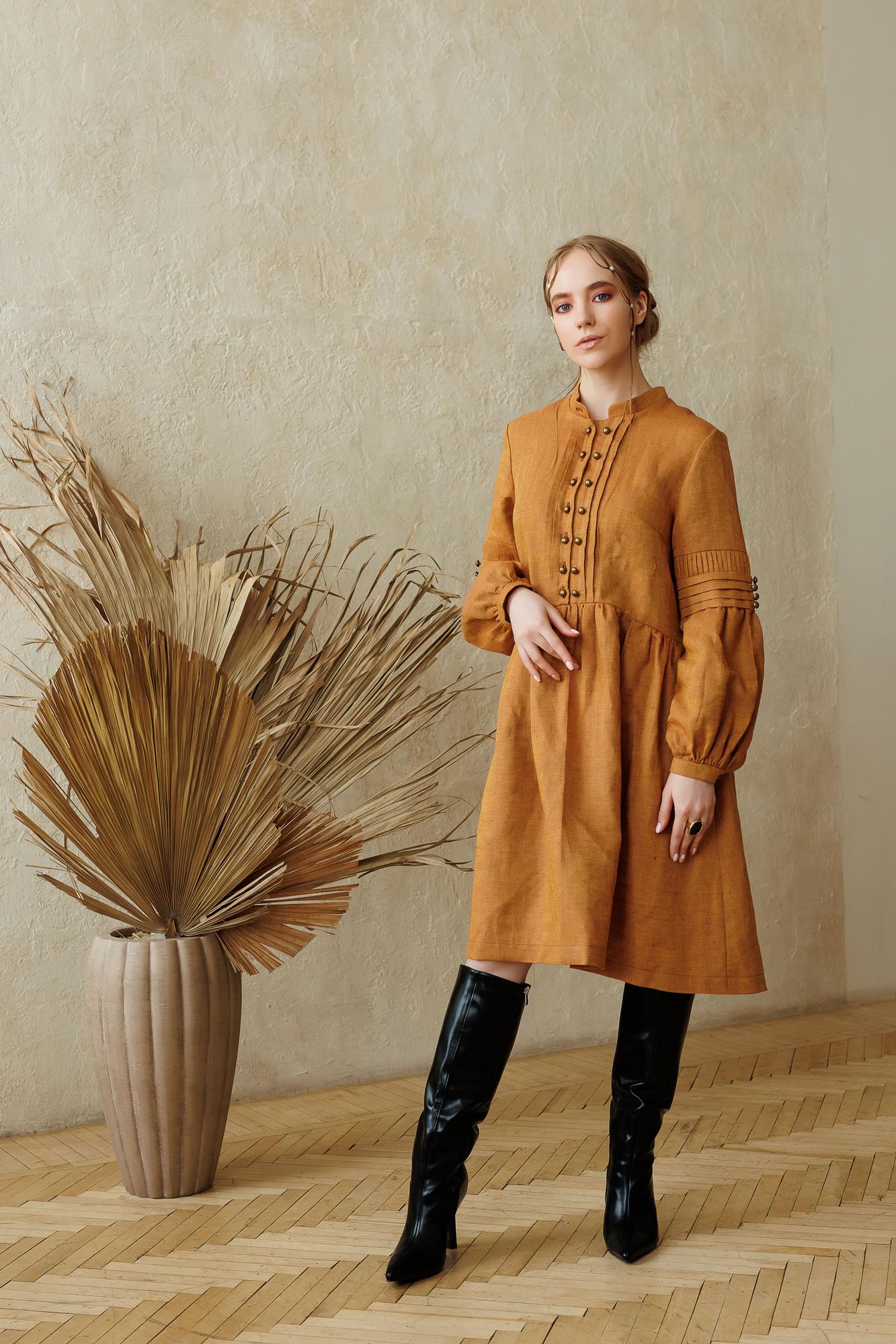 Платье "Джейн Эйр" медовое