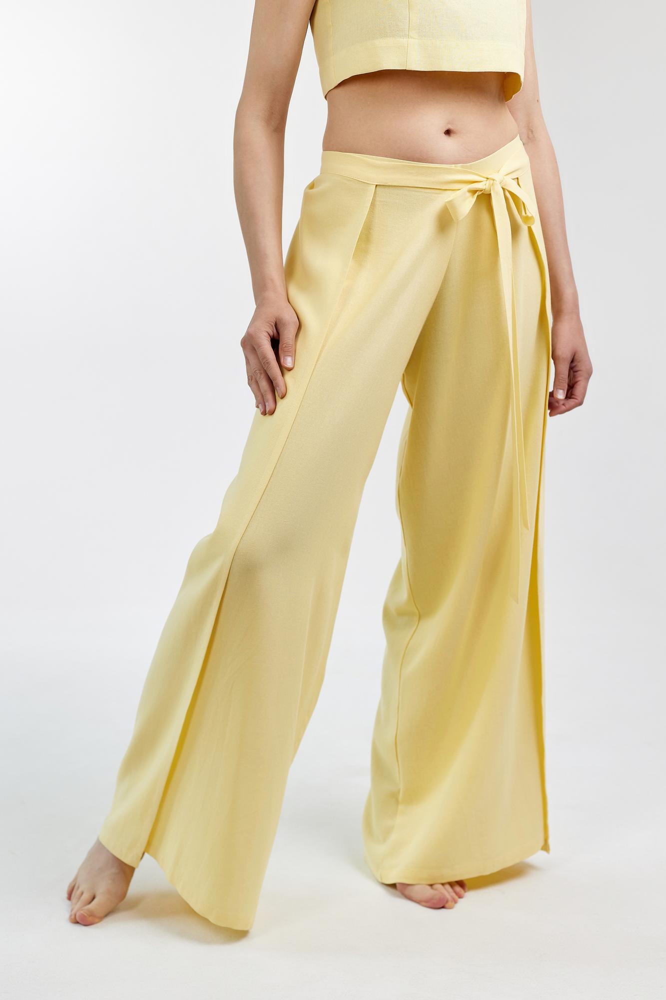 Брюки Грация желтые