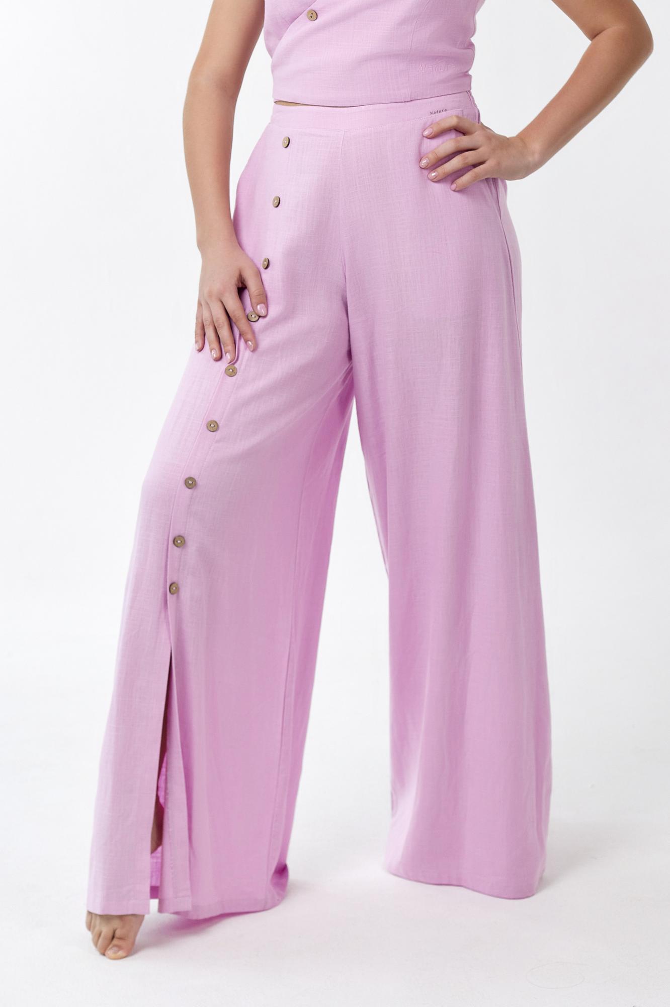 Брюки Натура розовые