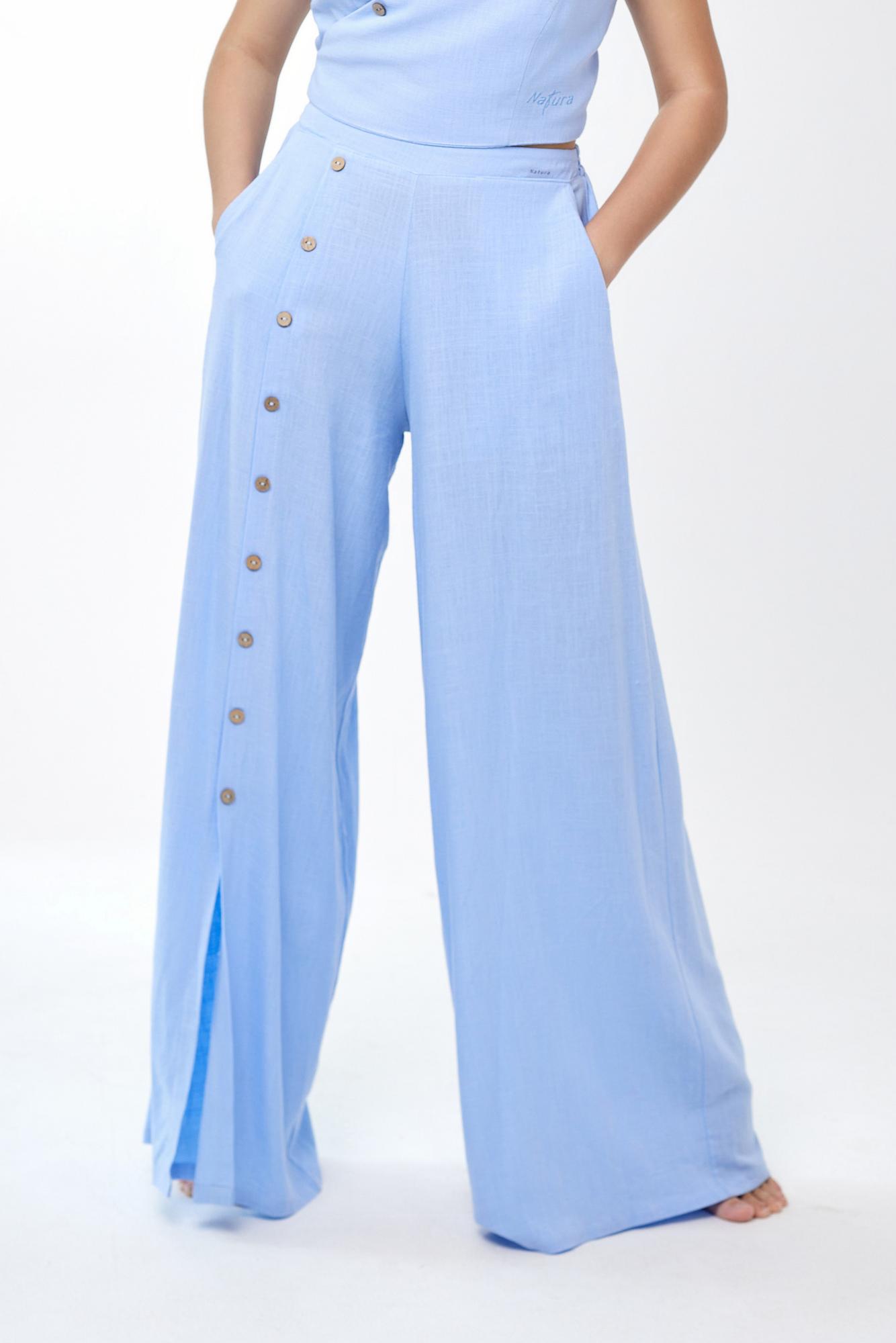 Брюки Натура голубые