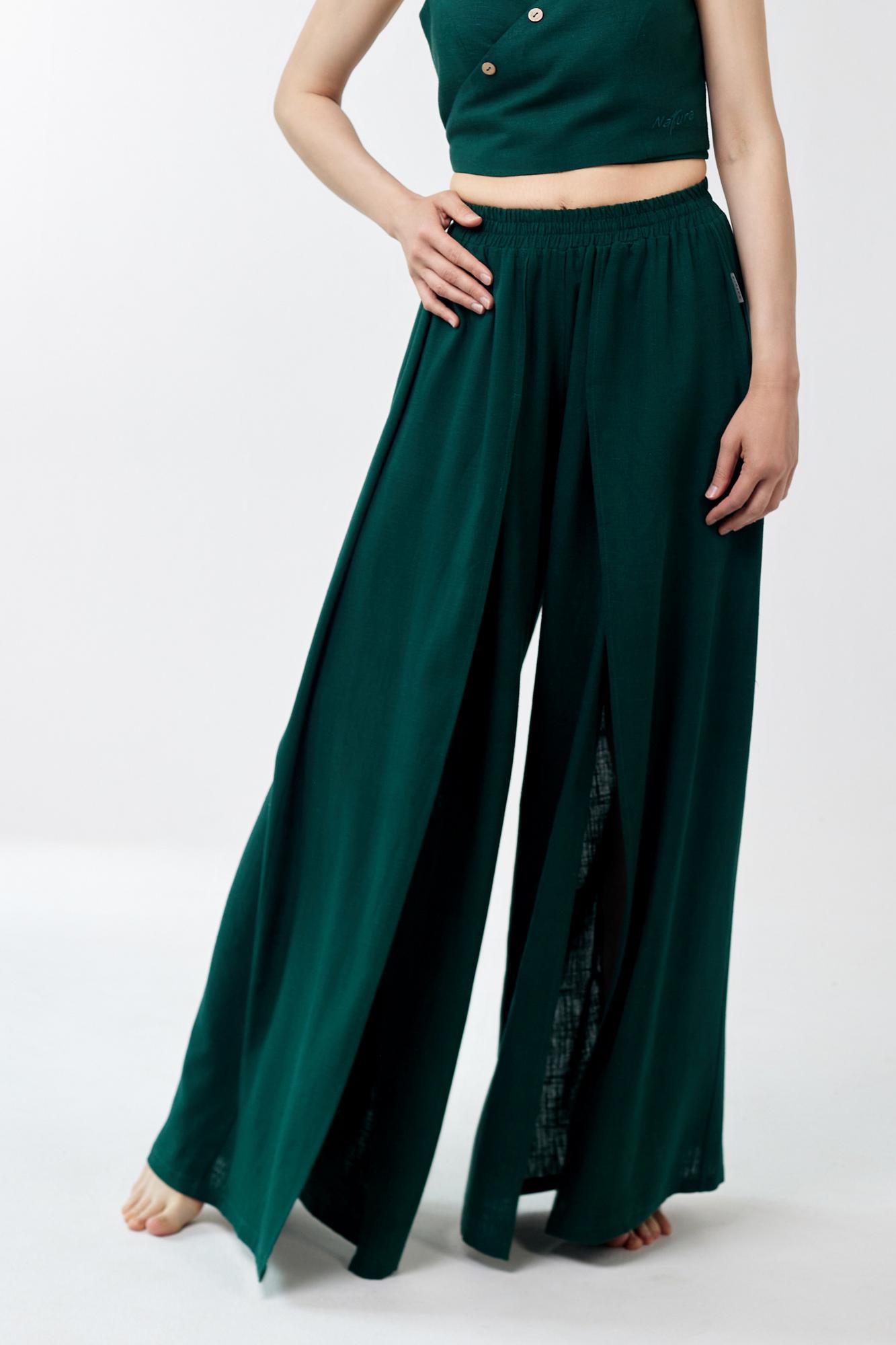 Брюки Эстетик изумруд