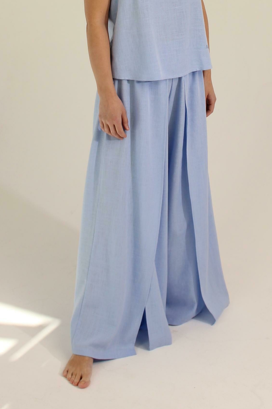 Брюки Эстетик голубой