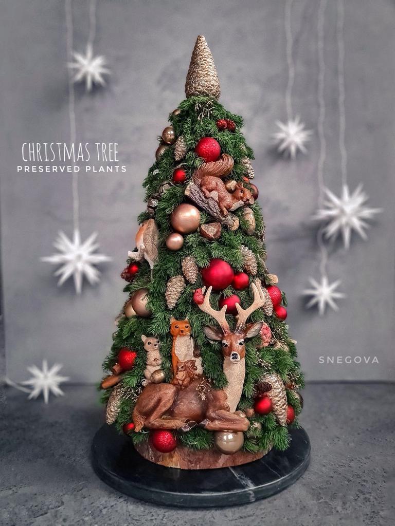 Рождественская елочка ручной работы