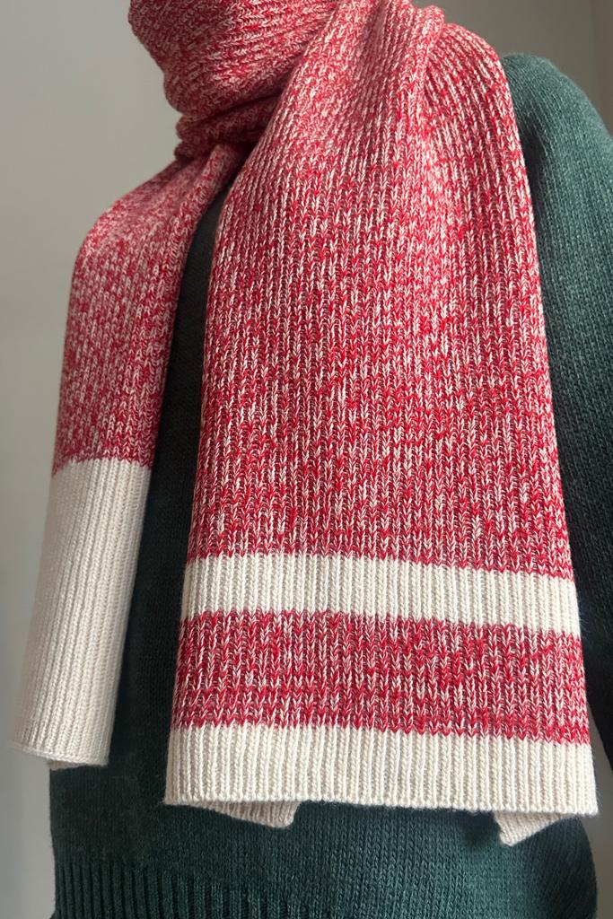 Шарф Красный 100% меринос