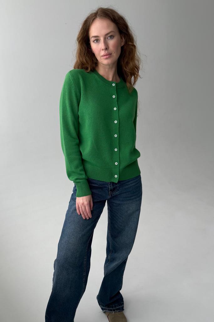 Кардиган Зеленый 100% меринос