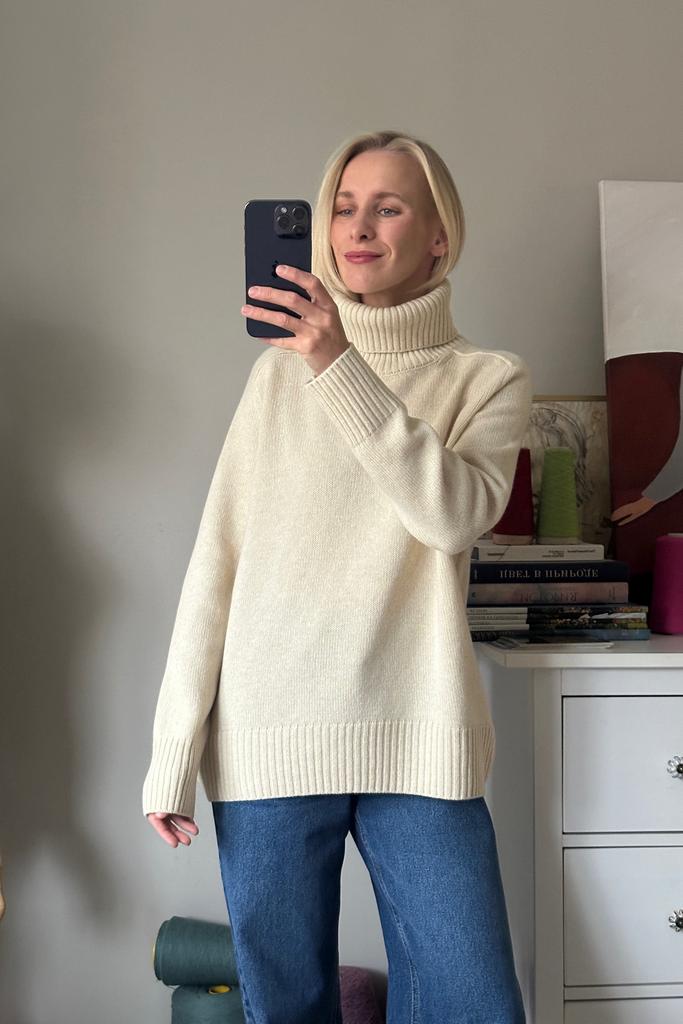 Свитер Сливочный 100% меринос