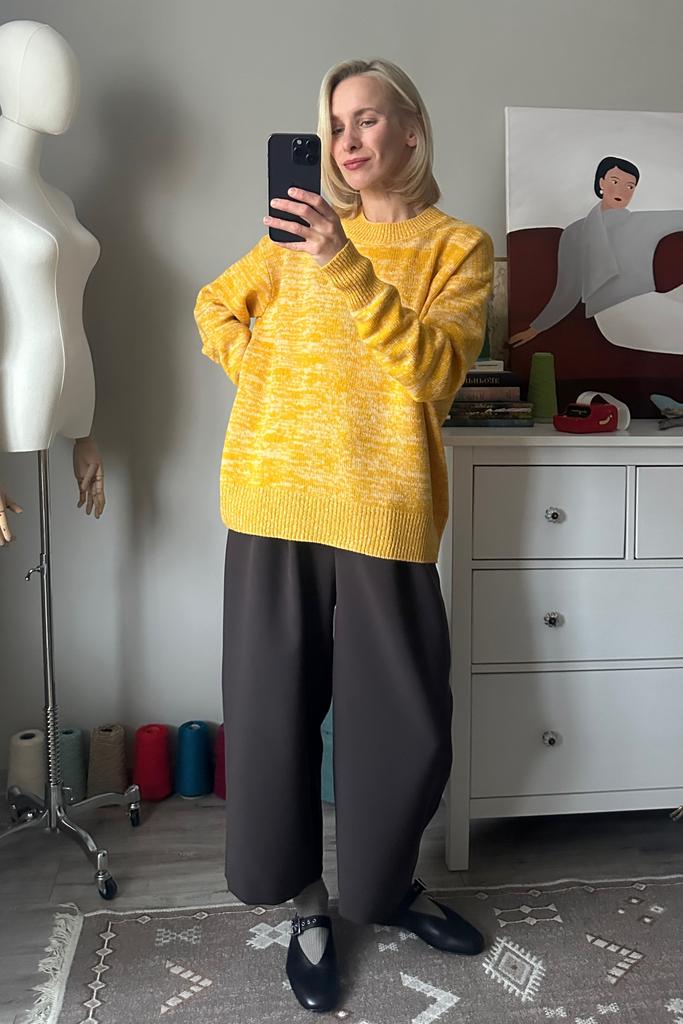 Джемпер Лимончелло меринос с кашемиром