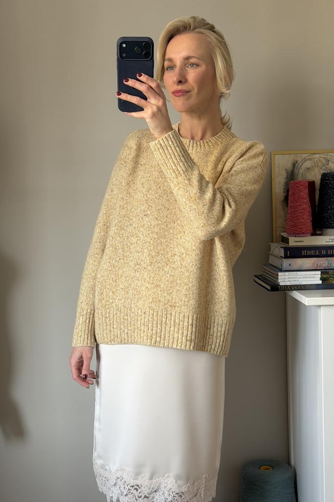 Джемпер Овсянка с мёдом 100% меринос