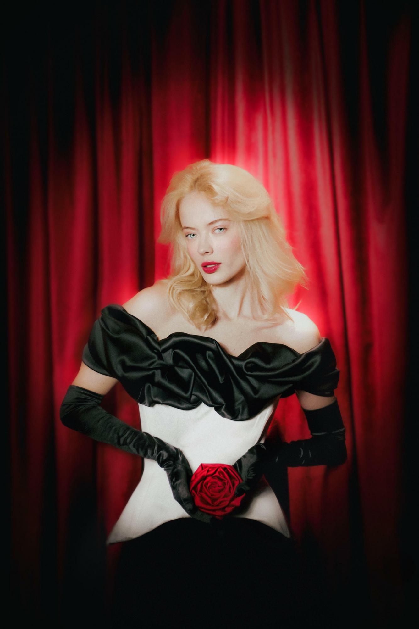 Корсет с драпировкой "Одри"