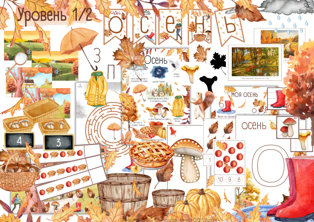 ПРОЕКТ  "ОСЕНЬ" УРОВЕНЬ 1/2