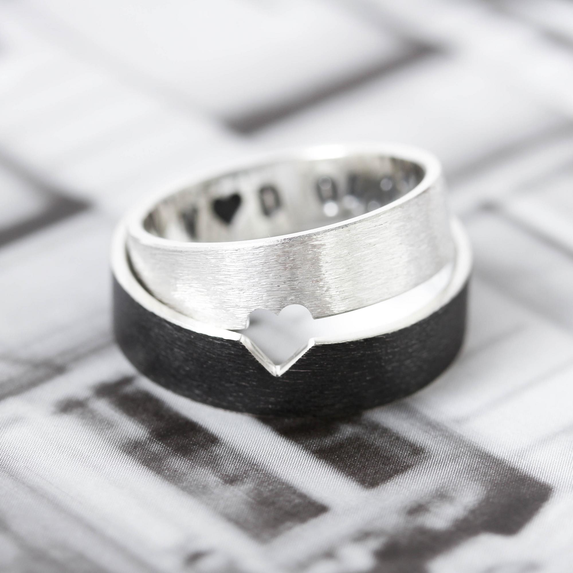 ПАРНЫЕ КОЛЬЦА С ВЫРЕЗОМ