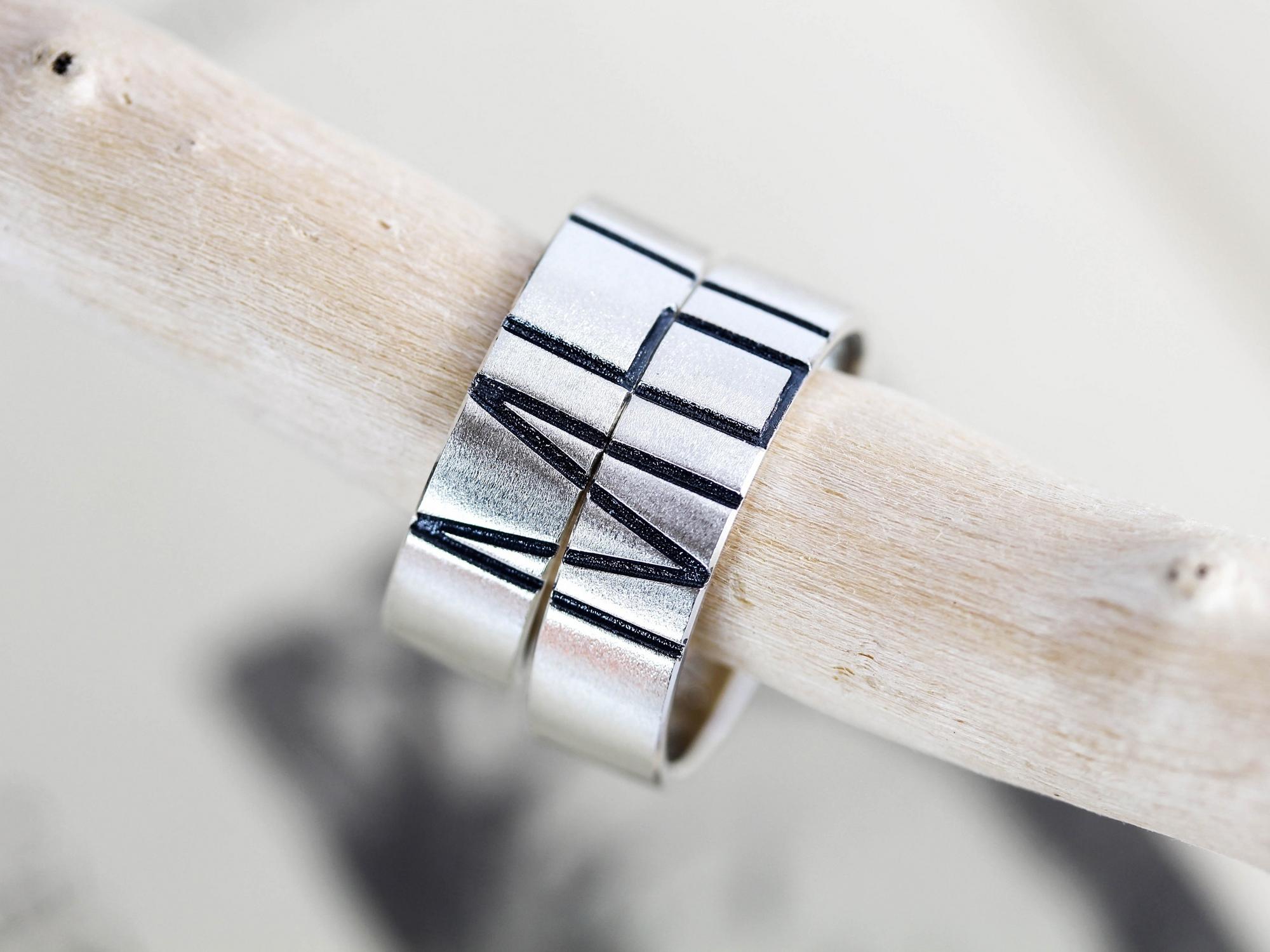 ПАРНЫЕ КОЛЬЦА МЫ, широкие