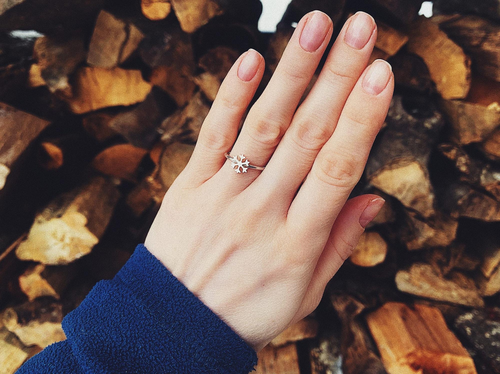 КОЛЬЦО СНЕЖИНКА