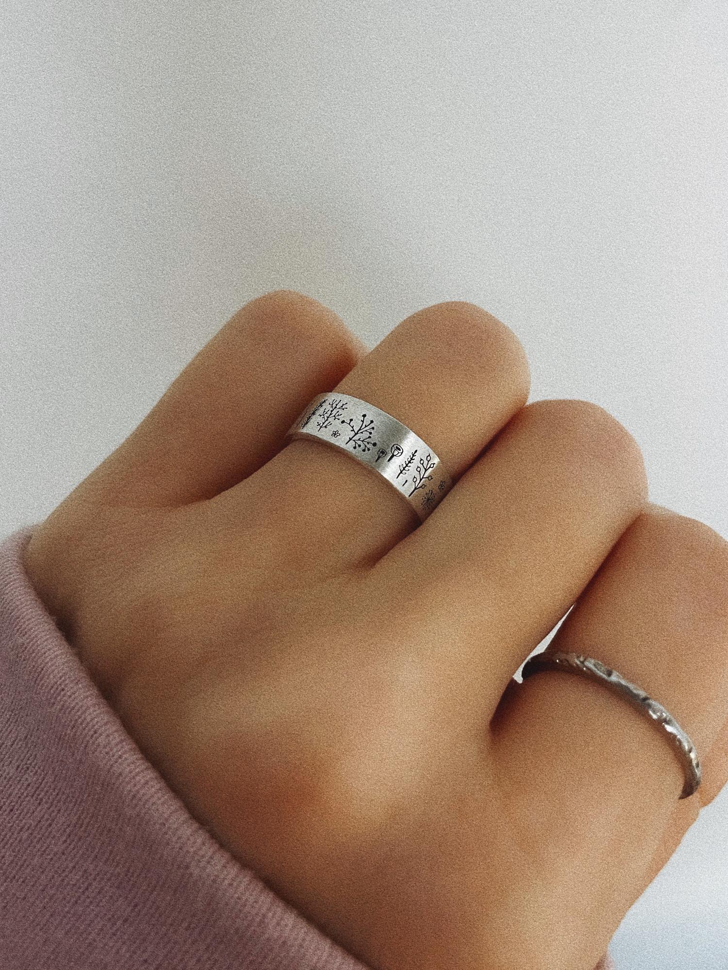 КОЛЬЦО ПОЛЕВЫЕ ЦВЕТЫ