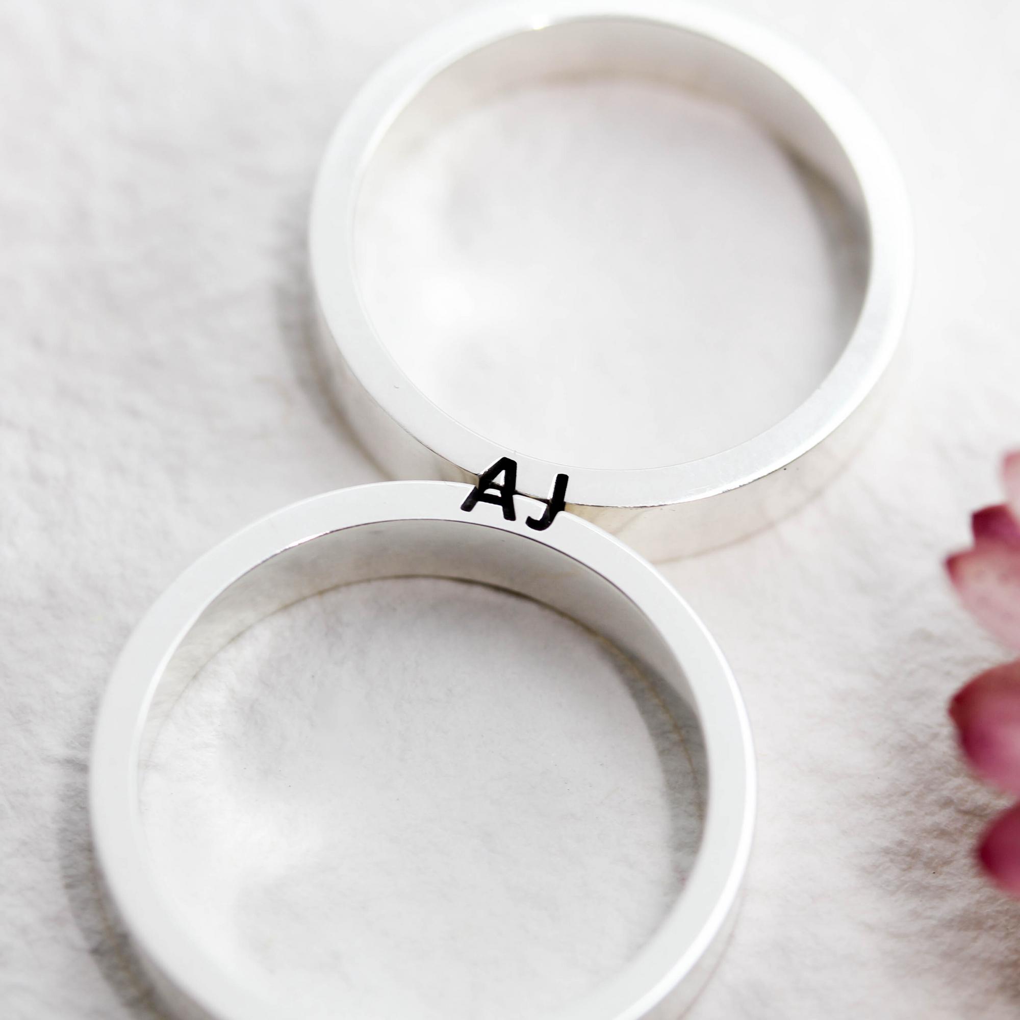 ПАРНЫЕ КОЛЬЦА ИНИЦИАЛЫ