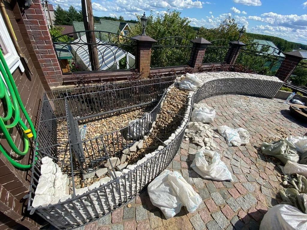 ГАБИОН СКАМЬЯ