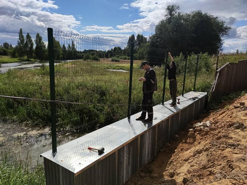 СВАРНАЯ КОНСТРУКЦИЯ ДЛЯ ДАМБЫ