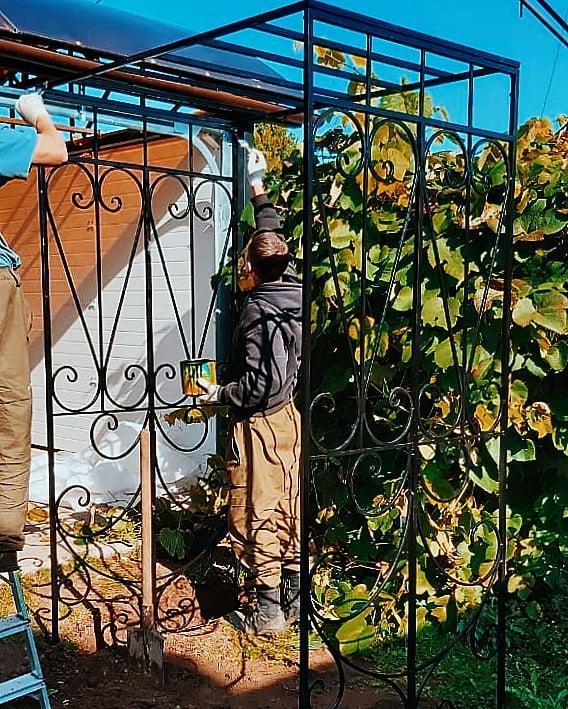 ПЕРГОЛА ДЛЯ ВИНОГРАДА