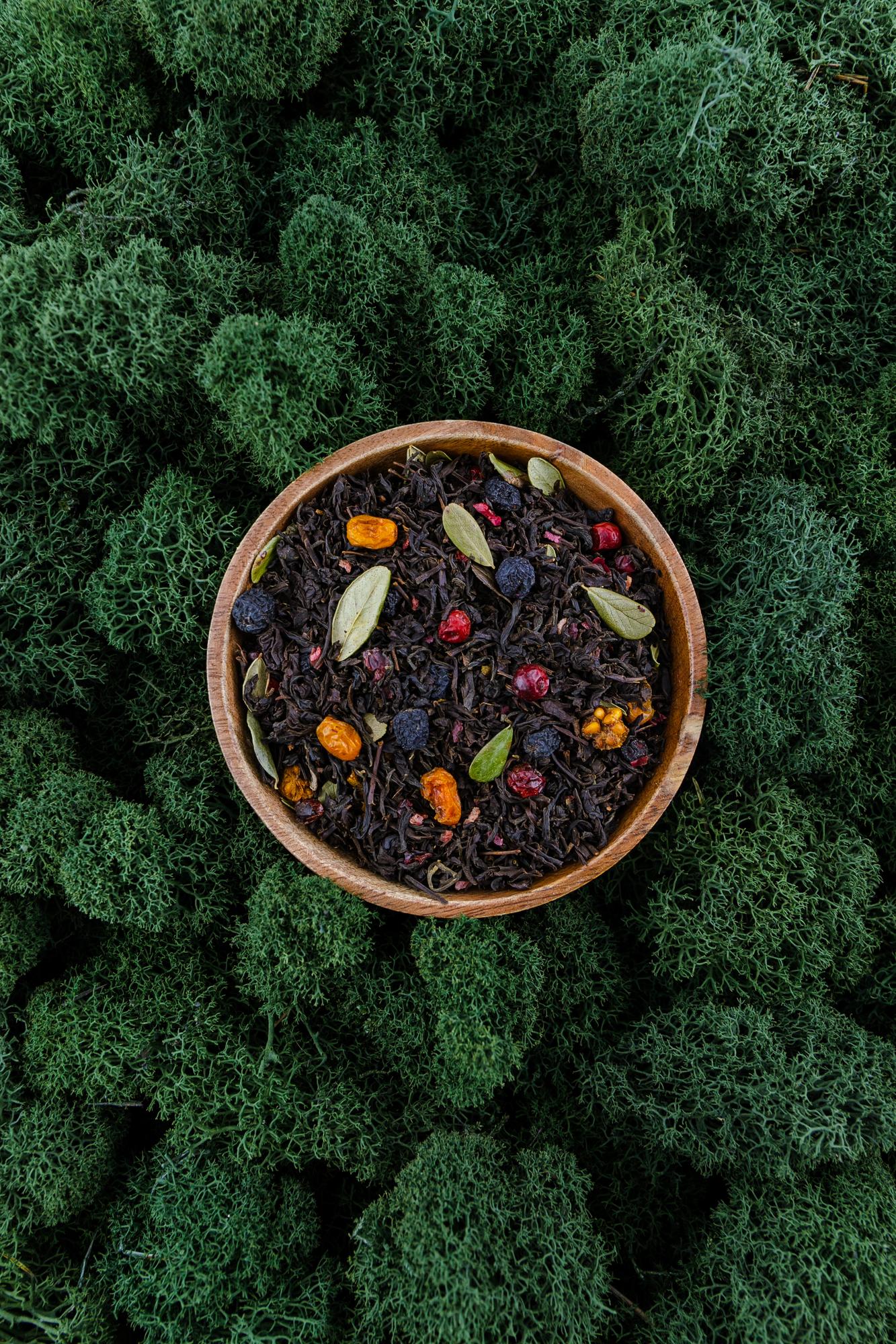 Морошка MIX. Черный чай