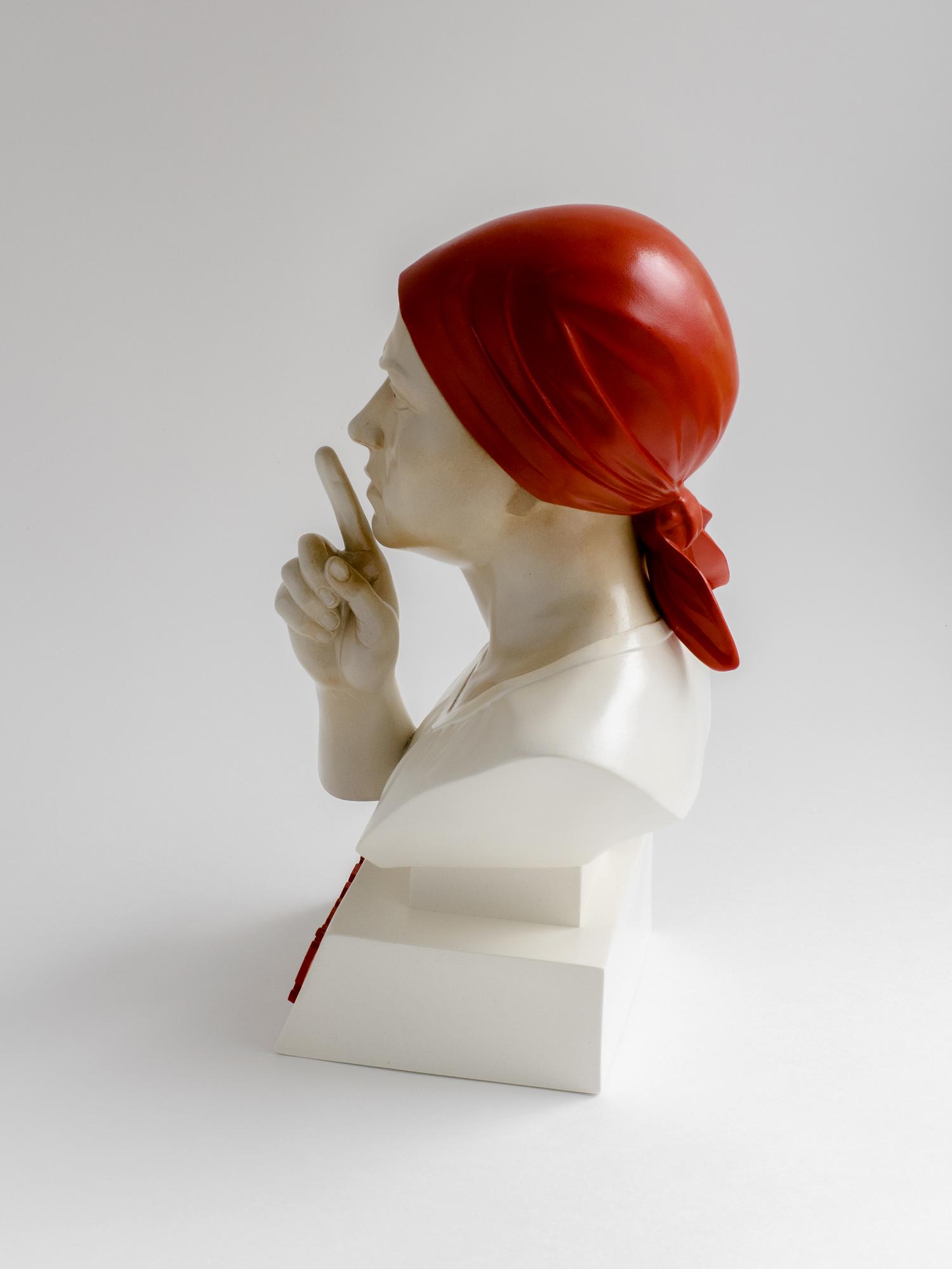 СКУЛЬПТУРА "НЕ БОЛТАЙ"_ЛОТ 01