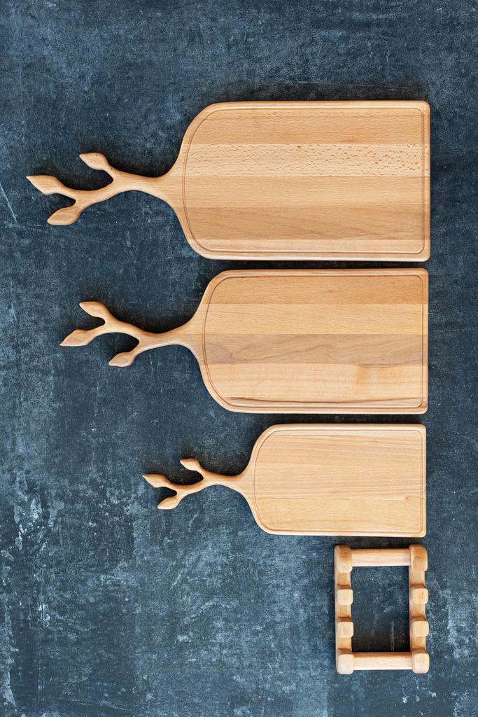 Комплект деревянных разделочных досок "Ветви"