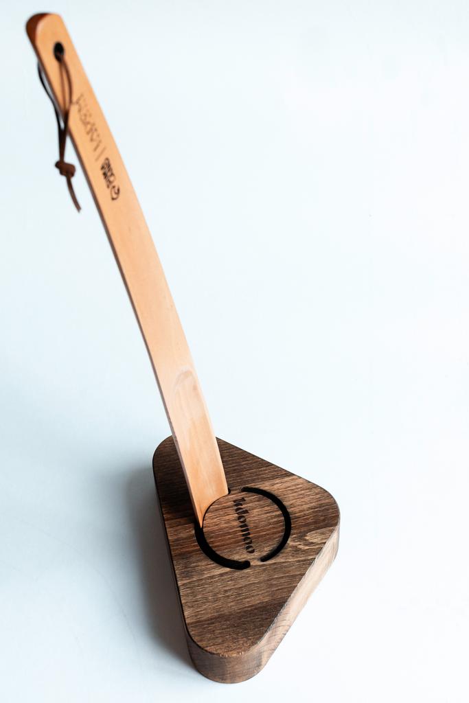 Подставка под обувной рожок треугольной формы, цвет орех