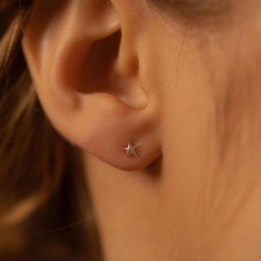 Моносерьга "Звезда"