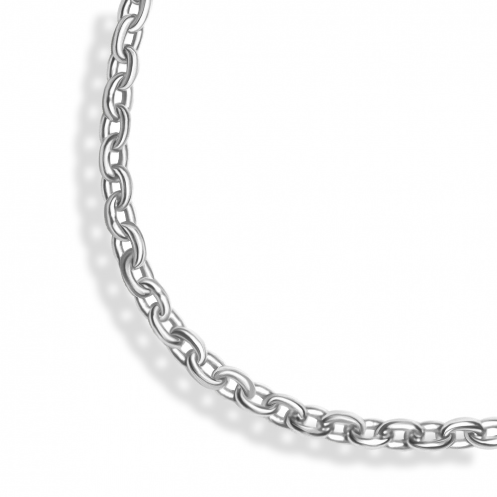 Серебряная цепочка 45см.