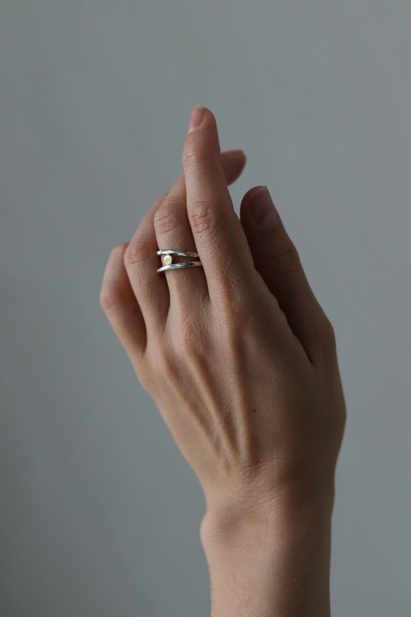 Кольцо с монеткой