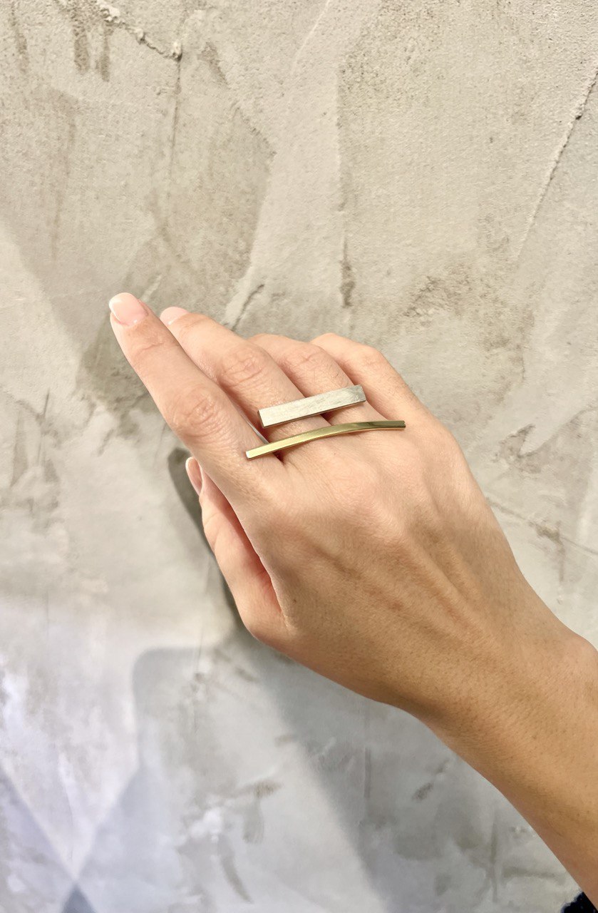 Кольцо "Две черты"