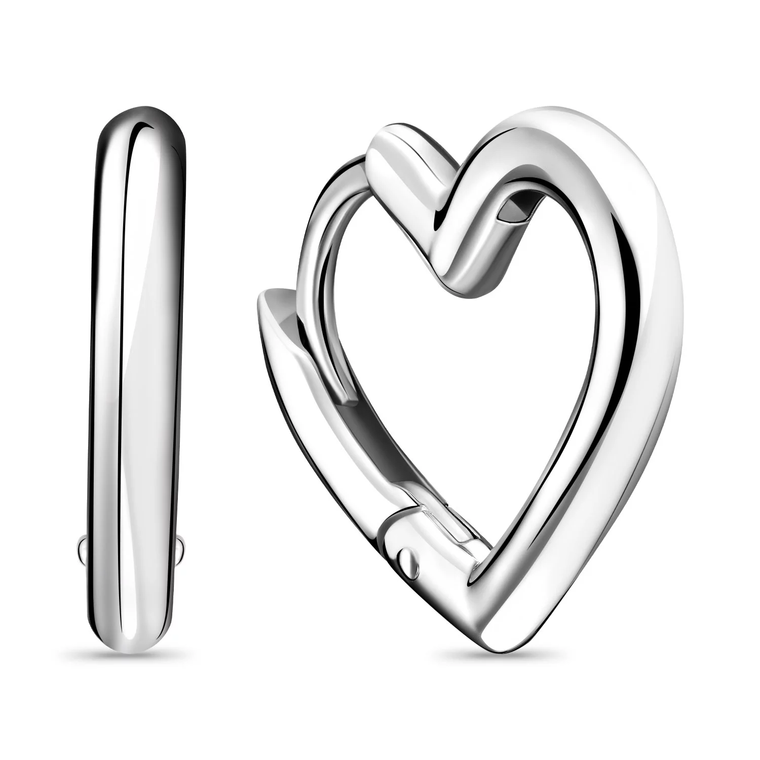 СЕРЬГА POLY HEART