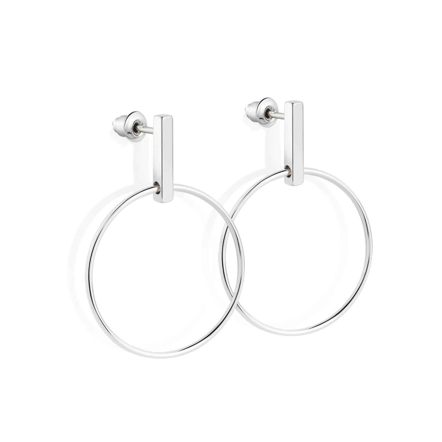 Серьги Box and Hoop Earring (BH-E)