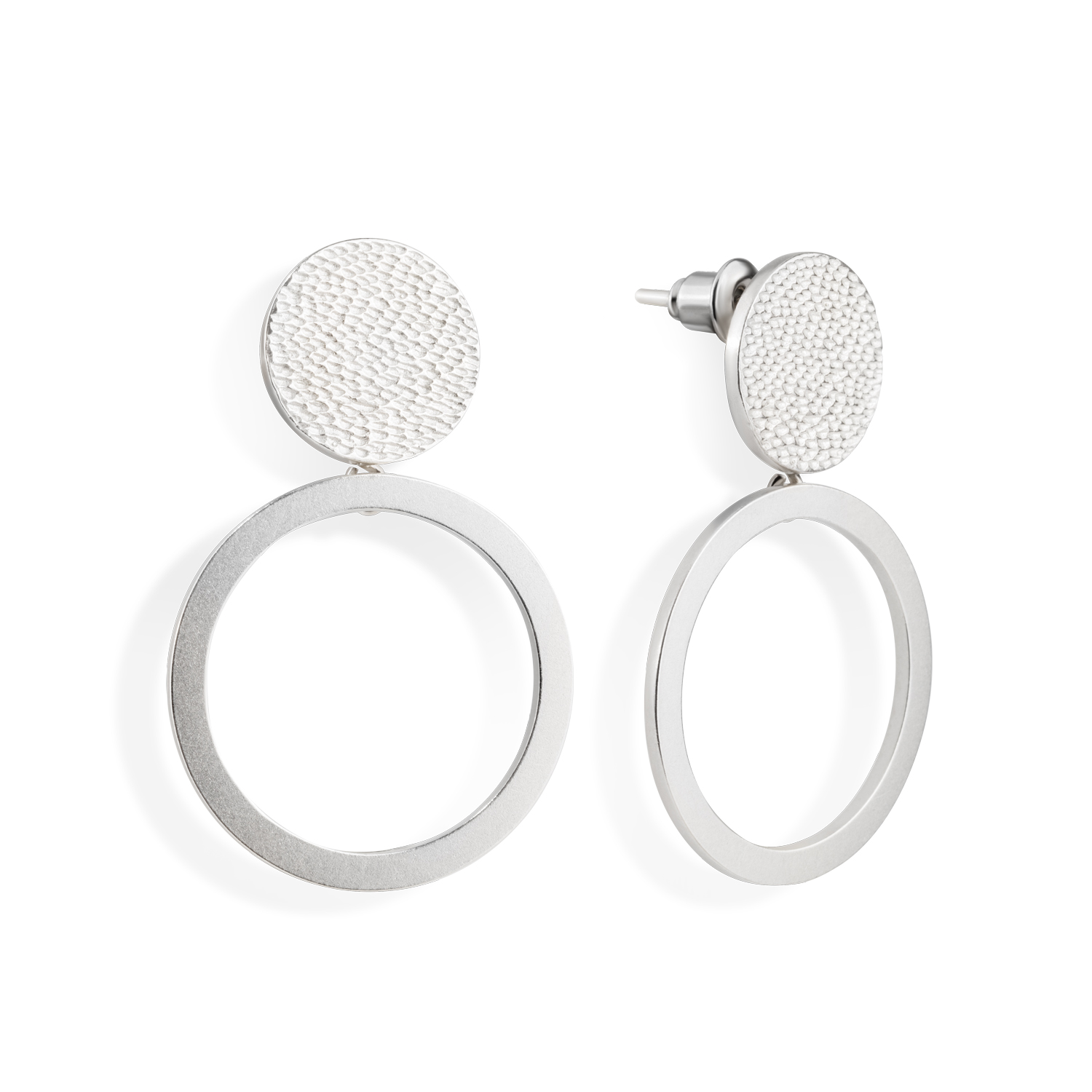 Серьги Double Round Gritty Earring (DRG-E)