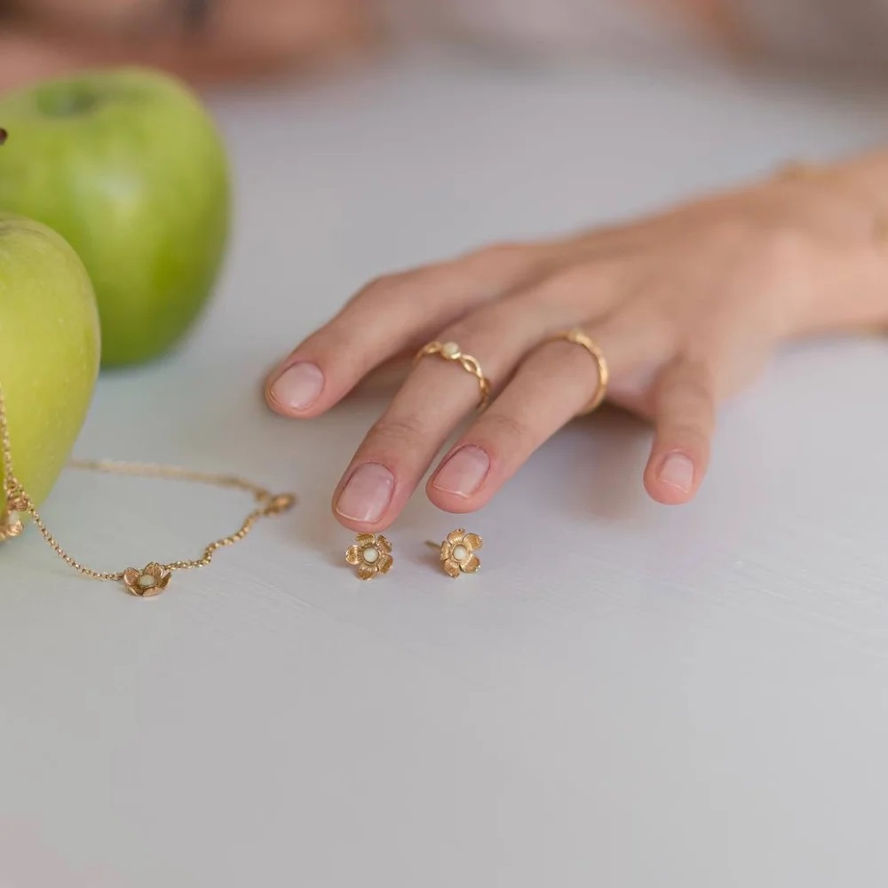 Серьги E20005ZM с натуральным янтарем