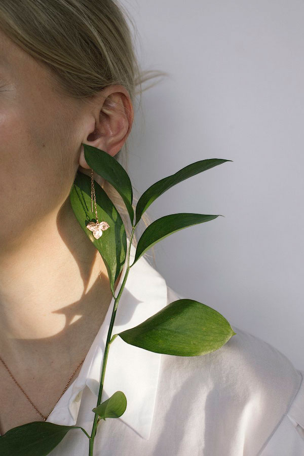 Протяжки Гортензия позолота