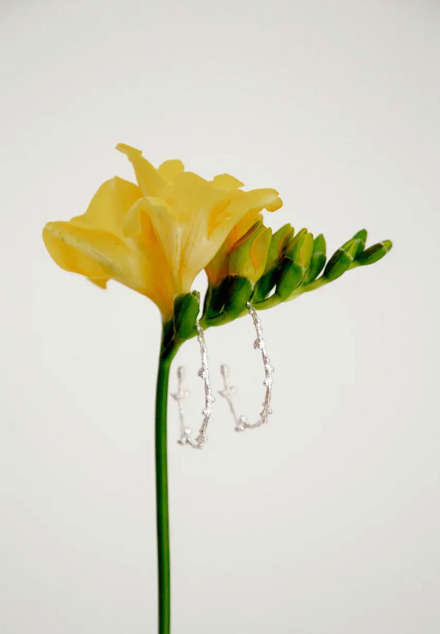 Серьги конго Лиственница