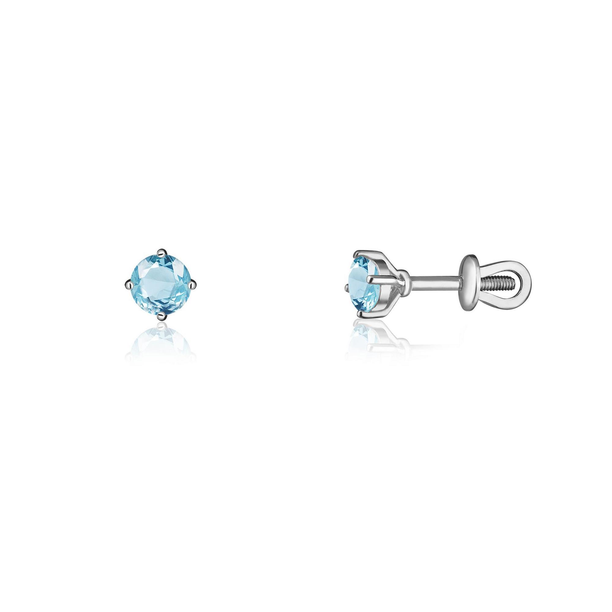 Серьги Crystal Circle с топазом
