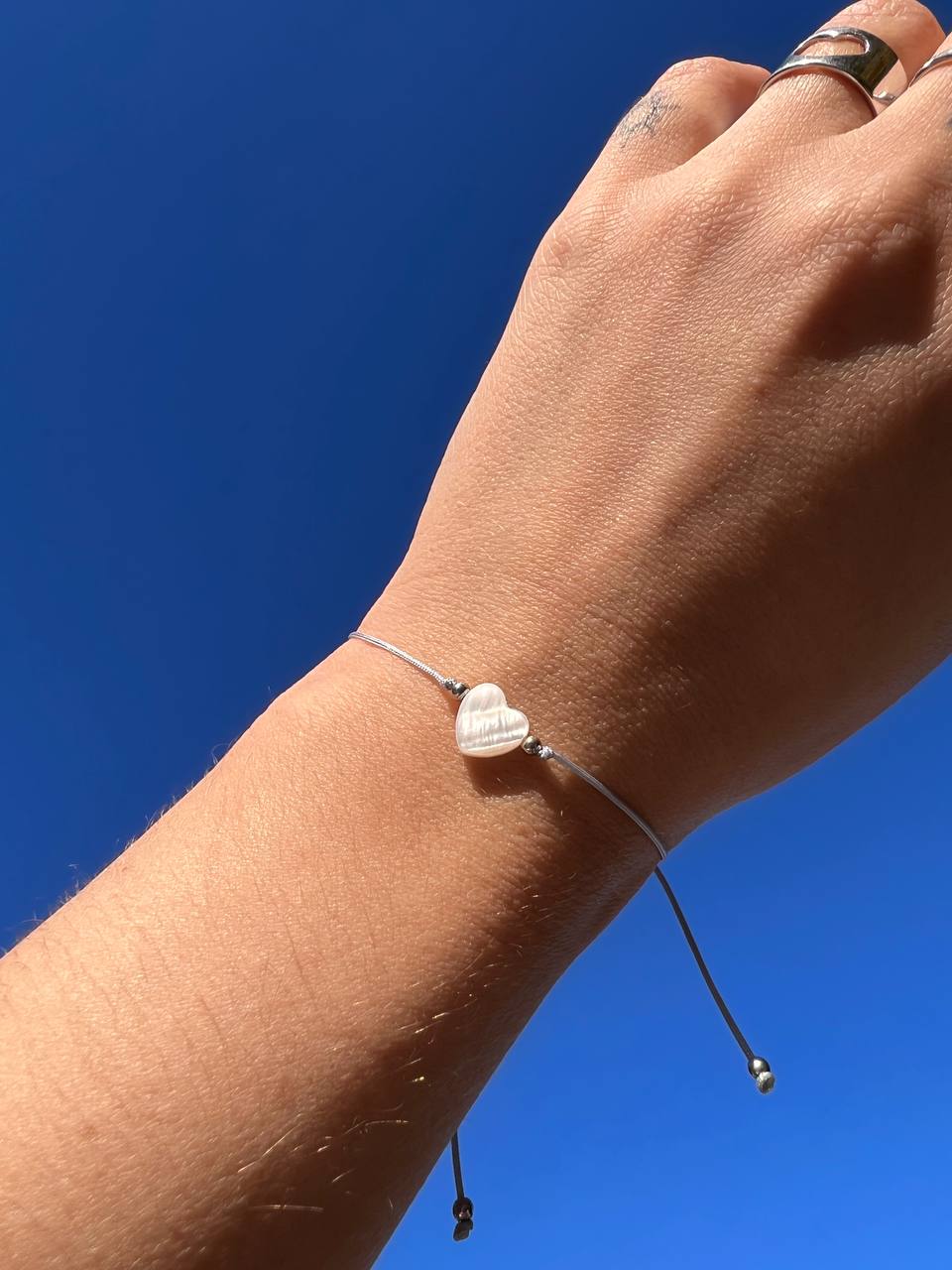 Браслет с натуральным перламутром