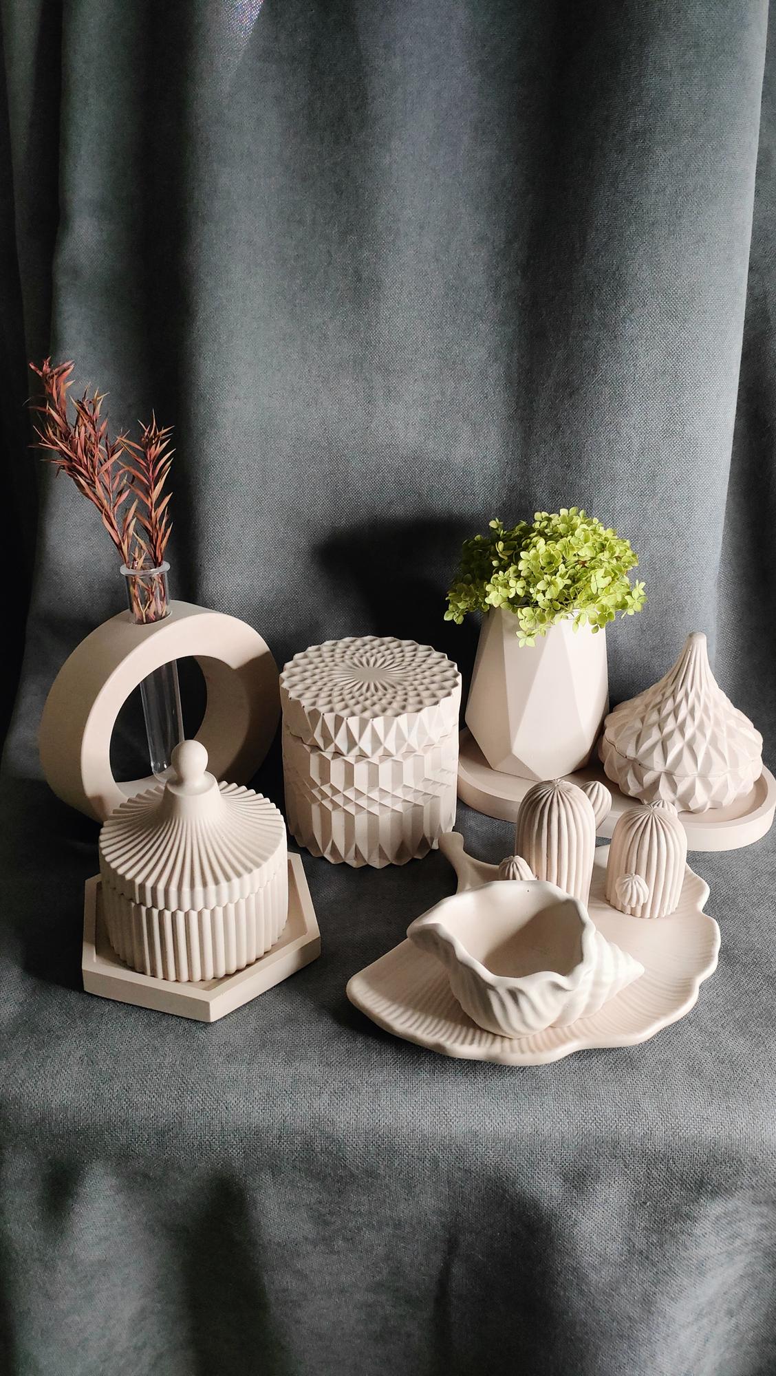 Кашпо морская раковина