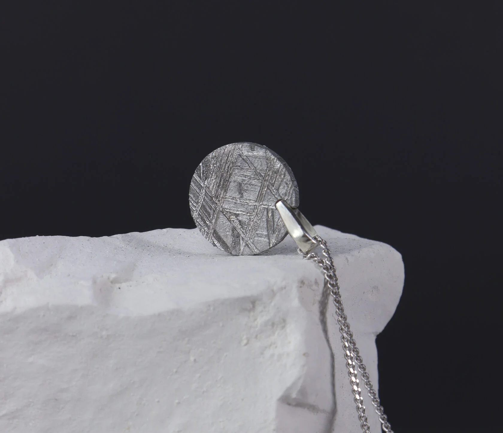 подвеска - круг маленький в родии