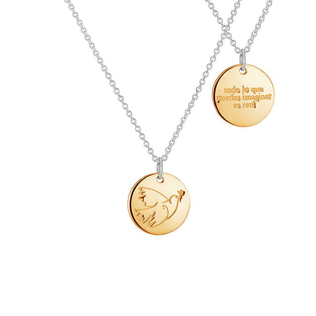 Подвеска ПИКАССО позолота