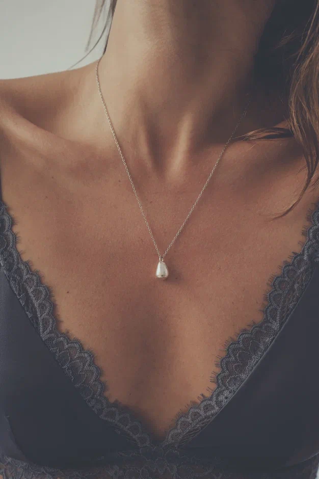 Подвеска "Ракушка" капля большая